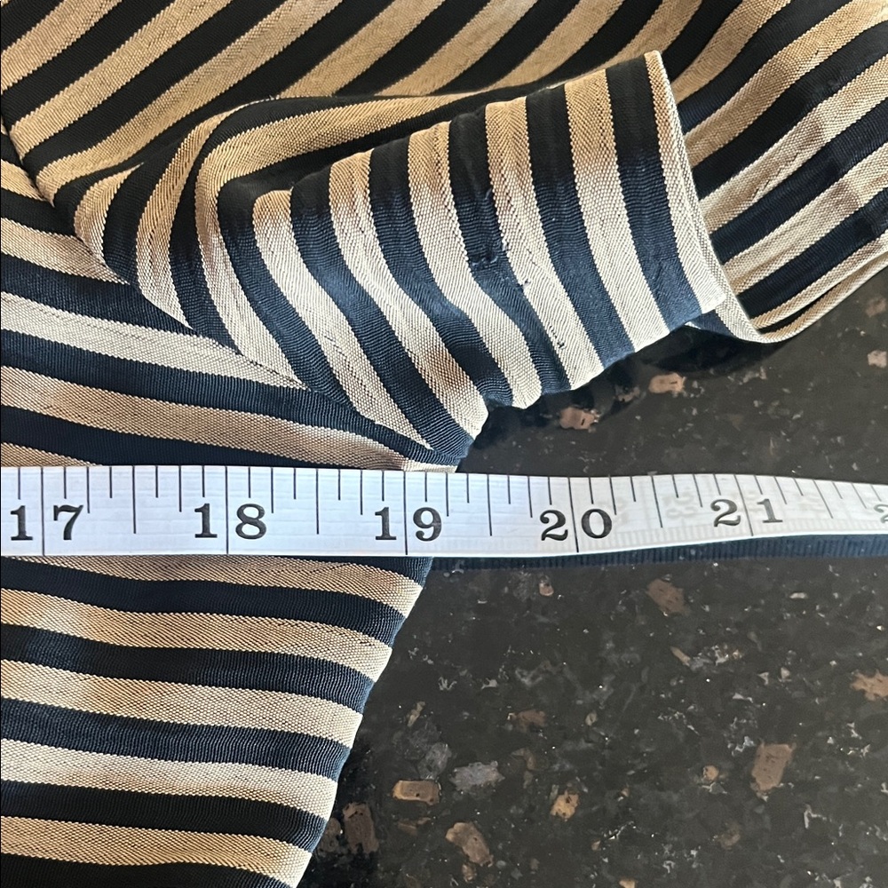 Betsy’s Things Striped Black and Tan Dress - Picture 7 of 9